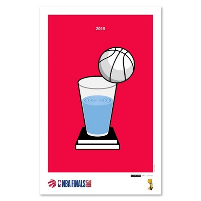 NBA Toronto Raptors 2019 NBA Champion Trophy Art Poster