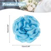 Unique Bargains Satin Flower Durable Elegant Large Peony Floral Lapel Brooch Pin - 2 of 4