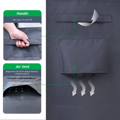 Gray Heavy Duty Waterproof Outdoor Patio Chair Cover