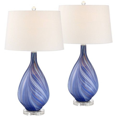 Glass end table clearance lamps