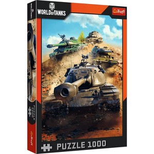 Trefl World of Tanks Tanks in Battle 1000 Piece Puzzle - 1 of 4