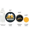 Big Dot of Happiness Cheers and Beers Happy Birthday - Birthday Party Giant Circle Confetti - Party Decorations - Large Confetti 27 Count - 3 of 4