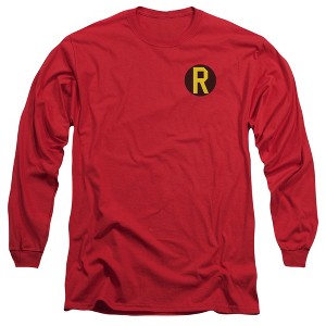 Men’s DC Robin Logo Long Sleeve T-Shirt - 1 of 4
