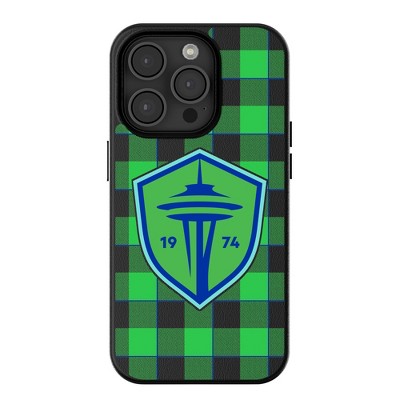 Keyscaper MLS Western Conference Teams Plaid MagSafe Compatible Cell Phone Case for Apple iPhone