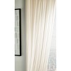 105"x50" Martha Stewart 2pk 95" Glacier Sheer Pole Top Ivory - 4 of 4