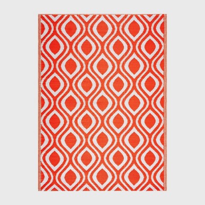 Playa Rug Venice Plastic Rectangle Woven Indoor Outdoor Folded Floor Mat