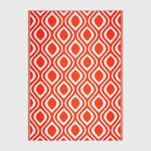 Playa Rug Venice Plastic Rectangle Woven Indoor Outdoor Folded Floor Mat - 1 of 4
