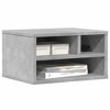 Aghana Digitals Concrete Gray Engineered Wood Printer Stand with Storage Shelf, 15.7"x12.6"x8.9" - - 4 of 4
