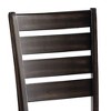 23" Urbana Dining Chair Black PU and Espresso - Acme Furniture: Set of 2, Armless, Linen Upholstery - 4 of 4