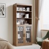 Stylish And Generous Glass - Door Storage Cabinets With Large - Capacity Storage Space, Which Are Practical And Beautiful - 2 of 4