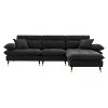 NicBex Convertible Sectional Sofa 4 Seat Tufted Couch Set, L-Shaped Sofa with Cloud Chenille Fabric,Movable Ottoman for Living Room, 3 Colors - 4 of 4