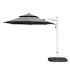 Okak 2-Tier Outdoor Umbrella with Air Vent and Center Pole, Beach Umbrella with Sturdy Metal Rids, Sun Umbrella for Garden, Backyard - 2 of 4