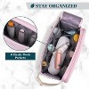 PAVILIA Toiletry Bag for Men Women, Canvas Travel Dopp Kit, Water Resistant Hygiene Toiletries Organizer, Shaving Accessories Bag - 4 of 4