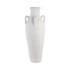 Decorative Floor Vase - Pottery Terracotta Rustic Dual Handles - Decorative for Home Bedroom Office Living Room - 39" Ivory & Tan - 4 of 4