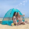 Alvantor Outdoor Instant Pop Up  Sun Shade Canopy 2 People  Beach Shelter Tent Turquoise - image 2 of 4