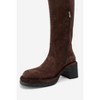 Fros - Brown Suede Leather Knee High Boot (Women) | Forever & Always Shoes - 4 of 4