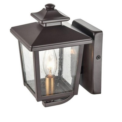 Eldrick Black Metal Outdoor Wall Lantern