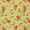 Outdoor Wicker Loveseat Cushion - Yellow/Red Floral - Pillow Perfect - 3 of 3