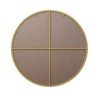 Wall Mirror 36 Inch Gold Circular Mirror Metal Framed Mirror Round Vanity Mirror Dressing Mirror, for Bathroom, Living Room, Bedroom Wall Decor - 3 of 4