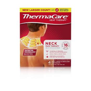 ThermaCare Neck Wrist Shoulder Heatwrap - 4ct