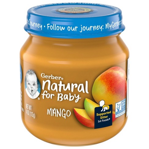 Gerber 1st Food Mango Baby Meals Glass Jar - 4oz - image 1 of 4