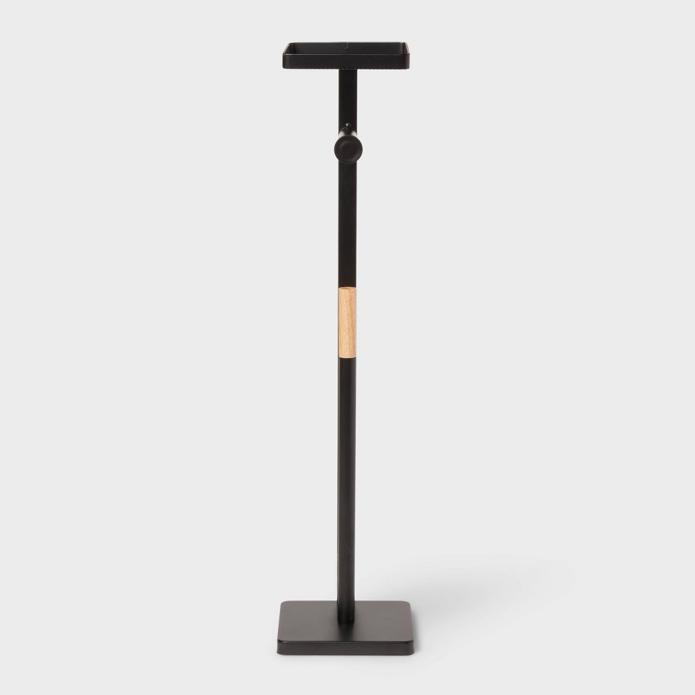 Photos - Toilet Paper Holder Functional  Matte Black - Brightroom™: Steel Freestanding, 25.51" Height, 7.01" Depth