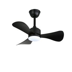 42'' Modern Ceiling Fan with 3 ABS Blades, Quiet DC Motor, 6-Speed Reversible, Remote Control, 3-Color Dimmable LED Light - 1 of 4