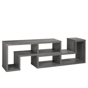 Brassex Tia TV Stand for TVs up to 66" Gray - 1 of 4