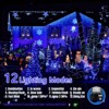 Itopfox 98ft 960 LED Waterproof Outdoor Ice Lights 8 Modes Memory Timer Plug in Curtain String Lights Blue 1 Pack for Holiday Home - 3 of 4