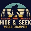 Junior's Design By Humans Bigfoot - Hide And Seek World Champion By clickbong T-Shirt - image 2 of 2