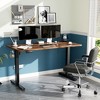 DOMETOUR Height Adjustable Electric Standing Desk, Sit Stand Up Down Computer Table, Ergonomic Memory Desktop Workstation - 3 of 4