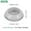 Unique Bargains Rubber Corrosion-Resistant Silicone Snap-in Locking Hole Plugs Gray - 3 of 4