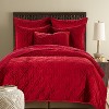 BH Caserta Velvet Red Quilt - Levtex Home - image 3 of 4