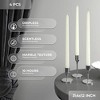 10 inch Taper Candles Set of 4 - Dripless Taper Candles and Unscented Candlesticks - Perfect as Dinner Candles and Household Candles - 4 of 4