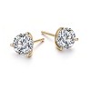 Guili CZ Stud Earrings for Baby/Kids, 4mm–7mm, in Sterling Silver with Polished Silver, Gold & Rose Gold Plating – Elegant Daily Sparkle - 3 of 3