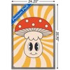 Trends International Smile Face - Mushroom Framed Wall Poster Prints - 3 of 4