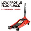 Floor Mounted Heavy-duty Steel Racing Jack with Dual Piston Rapid Lift Pump, Lifting Range 3.3 '' -19.7 '' - 2 of 4