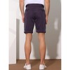 Lars Amadeus Men's Summer Pleated Front Stripes Business Dress Shorts - 3 of 4