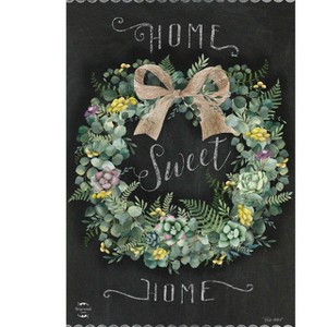 Briarwood Lane Everyday Garden Flag 12x18 For Outdoor Home Sweet Home Wreath Garden Flag Flags For Outside - 1 of 3