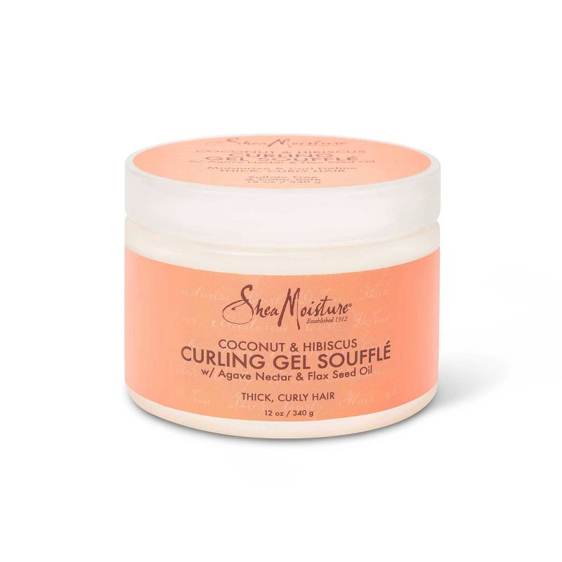 SheaMoisture Coconut and Hibiscus Curling Gel For Thick Curly Hair - 12oz, 3 of 9