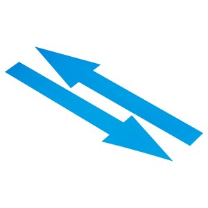 Unique Bargains Adhesive Waterproof PVC Removable Arrow Sticker 15 Pcs - 1 of 4