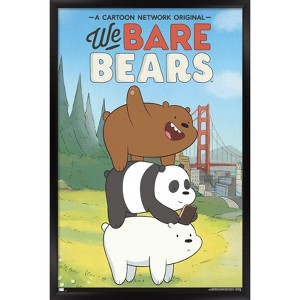 Trends International We Bare Bears - Key Art Framed Wall Poster Prints - 1 of 4