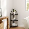 SEVOBAL Decorative Bookshelf 3 Tier Corner Open Shelf Industrial Book Shelves Modern Bookshelf for Living Room, Black, 41.8"*12.21"*2.76" - 4 of 4