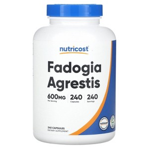 Nutricost Fadogia Agrestis, 600 mg, 240  Capsules - 1 of 2