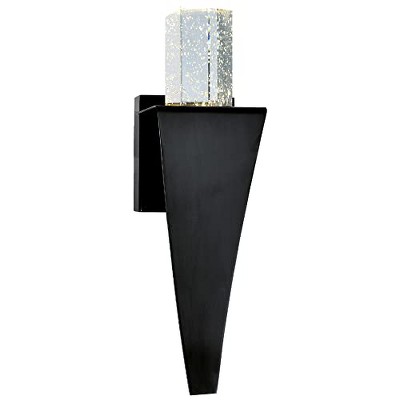 CWI Lighting Catania LED Integrated Black Wall Light