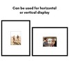 Americanflat 16x20 Picture Frame with Polished Plexiglass - Use as 6x8 Frame with Mat or Display 16x20 Photo Without Mat - Black - 4 of 4