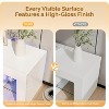 VINGLI LED TV Stand, Modern Entertainment Center with Lights and Storage for 65/70/75/85 Inch TV - 3 of 4