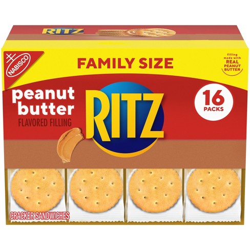 Ritz Peanut Butter Cracker Sandwiches - Family Size - 16ct/1.38oz