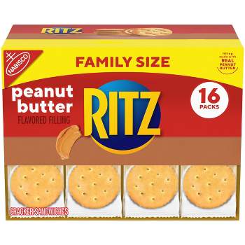 Ritz Cracker Sandwiches with Peanut Butter