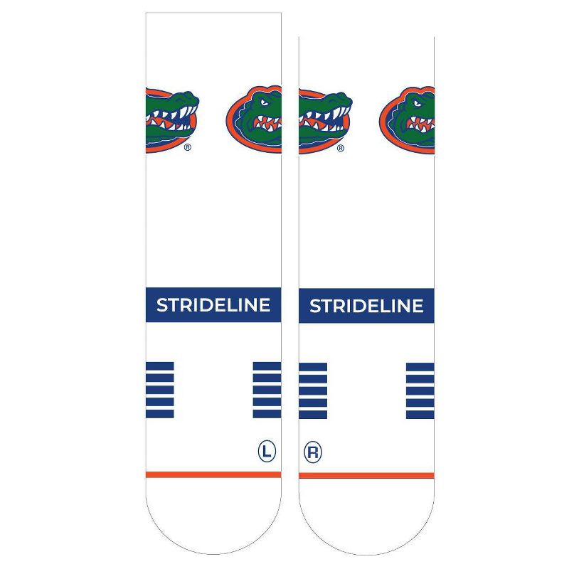 NCAA Florida Gators Premium Knit Crew Socks - White, 3 of 5